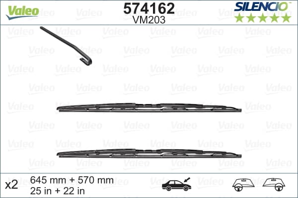 Sılecek Supurgesı 650/560Mm (Swf) Bmw E39