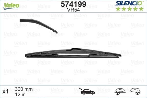 Sılecek Supurgesı Arka (X1) I20 Mıcra Aurıs (300Mm) / (Swf)