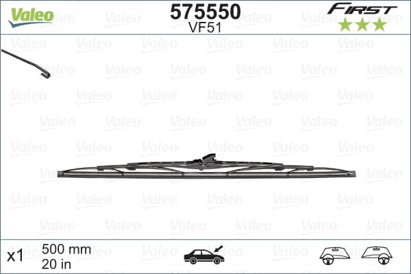 Sılecek Supurgesı 500 Mm Fırst Serısı
