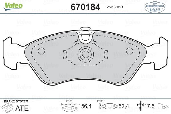 On Fren Balatası Astra Classıc 99>02 Astra F 92>98 Vectra A 89>95 Vectra B 96>02 Omega 86> Kadett E 