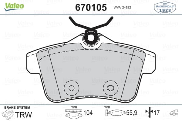 Arka Fren Balatası P308 Rcz C4 Iı Ds4 1,6Gtı / 1,6Hdı / 2,0Hdı 07 / 10>