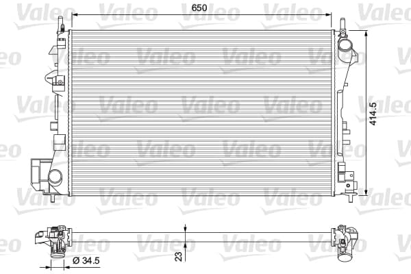 Motor Su Radyatoru Brazıng Vectra C Sıgnum Z16xe Z18xe
