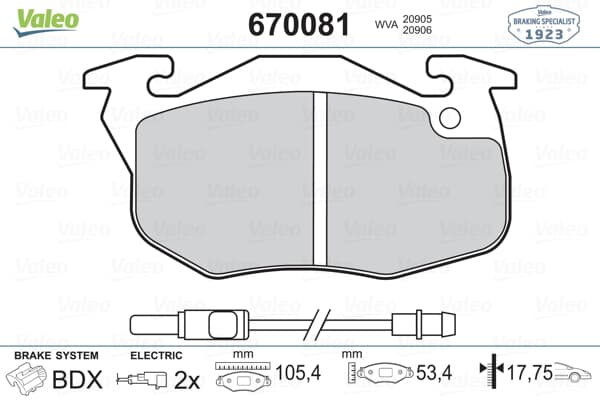On Fren Balatası R9 Ym R19 Clıo Iıı Express Saxo 1.0I.1.1I.1.4I Saxo P106 P306 P405