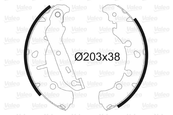 Arka Fren Balatası (Pabuc) Fıesta Iv / V 95>08 Fusıon 02 /> Ford Ka Puma 1,6 97>02 Mazda Iı 03>