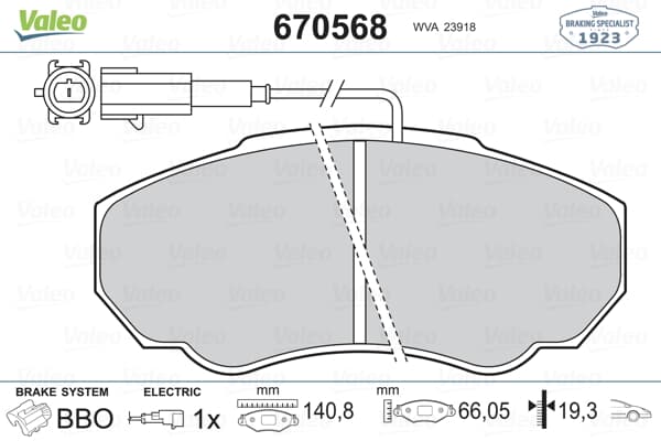 On Fren Balatası Boxer Ducato Jumper 2,0Hdı 2,0I 2,2Hdı 14Q Fıslı 02 06