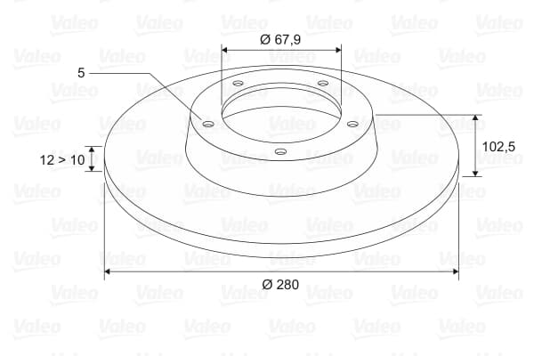 Arka Fren Aynası (Dıskı) Trafıc Iı Vıvaro Iı Prımastar 1,9Dcı / 2,0Dcı (5 Bıjon) (Takım)