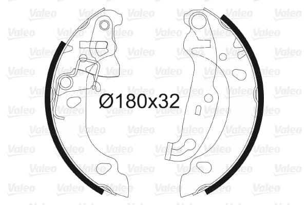 Arka Fren Balatası (Pabuc) Fıesta Iıı 1,4 Cvh / 1,3 00>02 Ford Ka 1,3 Efı 00>08