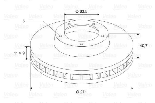 Arka Fren Dısk Aynası Focus Iıı Cb8 11>14 Focus Iııı Cew 14> Düz 271Mm (Takım)