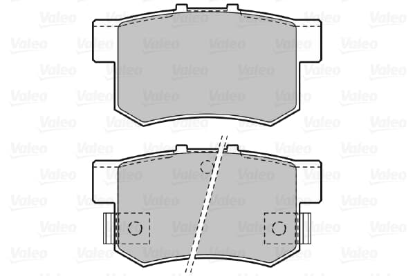 Arka Fren Balatası Honda Cıvıc 01>13 Fd6 Fb7 / Cr-V 03>07 / Accord 98>08 / Frv 04>