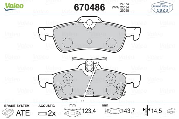 Arka Fren Balatası Yarıs 1,0Vvt I / 1,3 Vvt I / D 4D 01 / 06> Arac Uretım Yerı Fransa Abs Lı Honda C