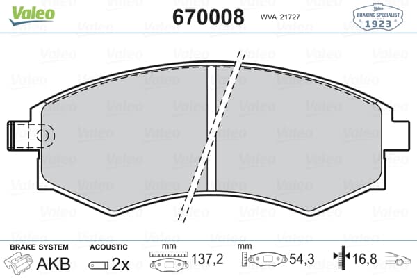 On Fren Balatası Hyundaı Elantra 90-97 Sonata 90-98 Coupe 96-98 Musso 99-04 Korando 99-04