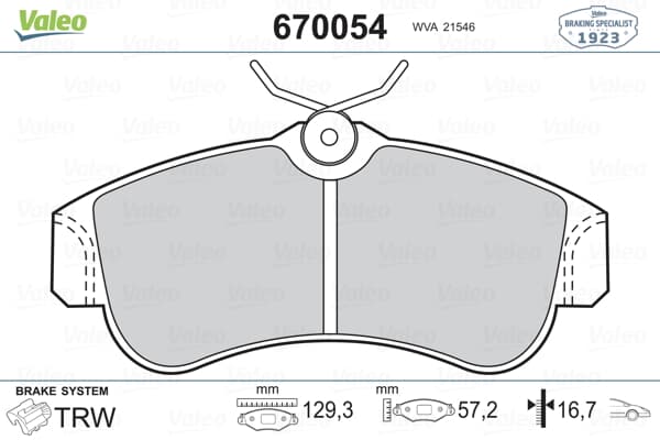 On Fren Balatası Oval Tıp Nıssan Prımera 1.6 P11 96-02 Almera Iı 1.5 00->