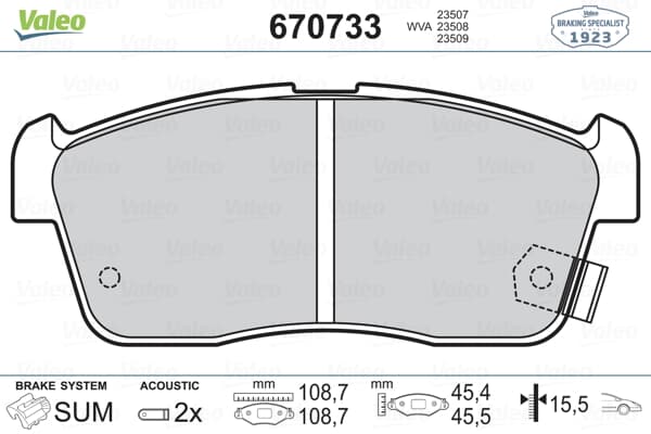 Fren Balatası On Suzukı Alto Ignıs 04-> Daıhatsu Sırıon Cuore 04->