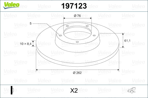 Arka Fren Aynası Dıskı Hyundaı I30 07 12 Ix35 10> Ceed 06> Sportage 10> 262 Mm (Takım)