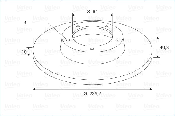 Arka Fren Dıskı (Aynası) Duz Mıtsubıshı Carısma 1995-2006 Volvo / S40 95-> V40 95-> Duz (260Mm) (Takım)
