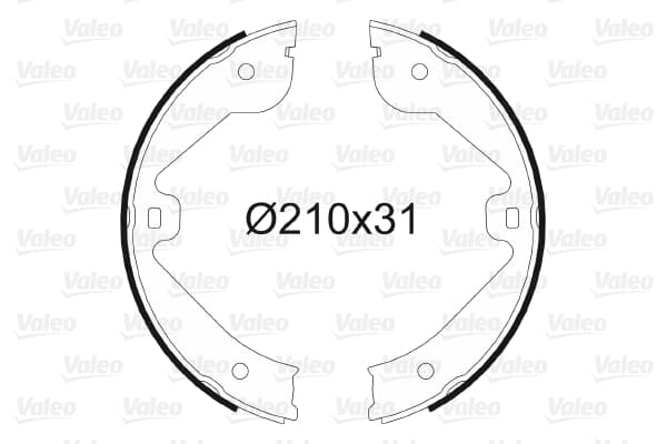 Fren Balatası Arka (Park Frenı Pabucu) W164 05>11 W251 07>14 X164 06>12 , Volkswagen Touareg 02>10 A