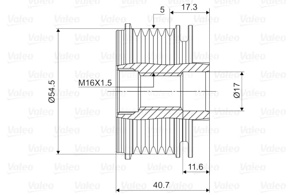 Alternator Kasnagı Clıo Iı (1,5 Dcı)