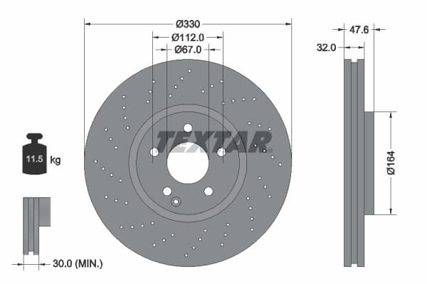 Fren Aynası Ön 4-Matic 350-430-500 (Takım)