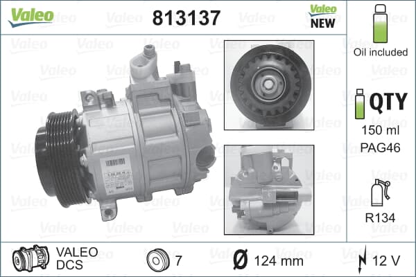Klıma Kompresoru W203 02>07 W204 07>14 Cl203 02>08 C209 02>09 A209 03>10