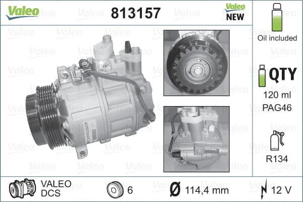 Klıma Kompresoru W203 00>07 Cl203 02>08 C209 02>09 C219 02>10 W211 02>08 W220 02>05 Vıto W639 03>14