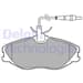 On Fren Balatası P406 Xantıa Xu10j2te Es9j4 Ew12j4 (94 04) P306 Gtı Xsara Vts Xu10j4rs