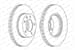 FREN DISKI ON (5D P305 MM) RENAULT MASTER II OPEL MOVANO 03-