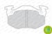 Arka Fren Balatası R9 R11 R19 Clıo I Iı Megane I Symbol Saxo Xsara P306 P309 1,6 / 1,8 / 2,0