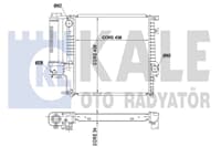 Motor Su Radyatoru Man/Sanz (Klımalı) Bmw M40 M43 M50 M52 E30 E36