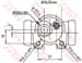 TEKER SİLİNDİRİ SAG PEUGEOT P106 I P106 II CITROEN SAXO