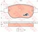 FREN BALATASI ON (137MM) PEUGEOT P1007 P206 P207 P307 PARTNER (M59) CITROEN BERLINGO C4 I XSARA FIAT IDEA 04-