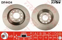 Arka Fren Aynası A6 2,0 / 2,4 / 2,7 / 3,0 / 3,0 Quattro 05>