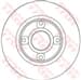 FREN DISKI ARKA (4D 249MM) PEUGEOT P2008 I P207 P307 CITROEN C3 AIRCROSS II C3 II III C4 DS3