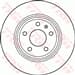FREN DISKI ARKA (5D 300MM)  A4  A5  A6  A7  Q5  07-