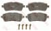 FREN BALATASI ON (125 MM) DAIHATSU MATERIA  FORD FIESTA VI 08- SUZUKI SWIFT IV 06-