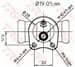 TEKER SİLİNDİRİ OPEL ASTRA F/G CORSA C VECTRA B (CAP:19,05MM)