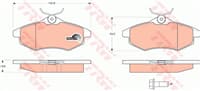 FREN BALATASI ON (122MM) CITROEN C2 C3 06-