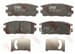 FREN BALATASI ARKA (110 MM) OPEL ANTARA A CHEVROLET CAPTIVA  EQUINOX DAEWOO WINSTORM 06-