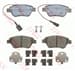 FREN BALATASI ON (123MM) PEUGEOT BIPPER CITROEN NEMO FIAT 500 BRAVO II GRANDE PUNTO LINEA PANDA 06- SIENA 00- STILO 01- OPEL CORSA D 08- (KABLOLU)