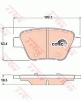 Arka Fren Balatası Leon Caddy Octavıa 1,4Tsı / 1,6 / 1,8Tsı / 1,9Tdı / 2,0 09 / 04>