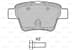 Arka Fren Balatası P307 C4 C4 Coupe P207 1,4 16V,1,6 16V,1,6 Hdı 110 Fap,1,6 Hdı 90 2,0 16V,2,0 Hdı 