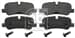 FREN BALATASI ARKA (116MM)  RANGE ROVER  02-