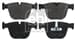 FREN BALATASI ARKA (139MM) F07 F01 F02 F03 F04  09-