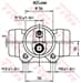 TEKER SILINDIRI FORD TRANSIT T15 2.5 TD 91-00 (25.40 MM)