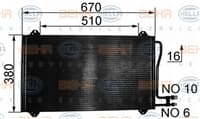 KLIMA RADYATORU (630X320X16) MERCEDES SPRINTER 95-06 25 TDI OM 601943 (YN:AC207000S)
