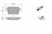 Arka Fren Balatası C4 Pıcasso C4 Grand Pıcasso 1.6 Hdı 110Fap 1.8 16V 2.0 16V 2.0 Hdı 138 Fap 06>