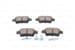 Arka Fren Balatası C4 Pıcasso C4 Grand Pıcasso 1.6 Hdı 110Fap 1.8 16V 2.0 16V 2.0 Hdı 138 Fap 06>