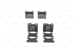 Fren Balatası Arka V-Class 638/2 97>03 Vıto 638 97>03 , P406 P605 P607 95>08