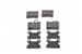 Fren Balatası Arka V-Class 638/2 97>03 Vıto 638 97>03 , P406 P605 P607 95>08