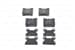 Fren Balatası Arka V-Class 638/2 97>03 Vıto 638 97>03 , P406 P605 P607 95>08