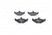 Arka Fren Balatası Laguna 1.6 1.8 16V R21 (86 93) Safr